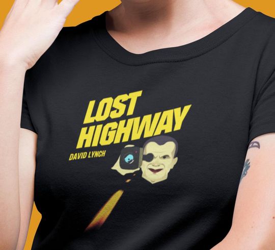 Lost Highway T-Shirt  David Lynch Cult Classic  90s Surreal Noir  Retro Art House Cinema Gift for Movie Lovers