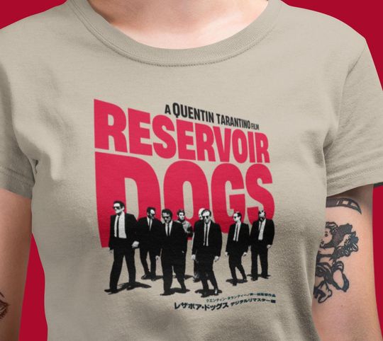 Reservoir Dogs T-Shirt  Quentin Tarantino Cult Classic  90s Crime Thriller  Retro Cinema Gift for Movie Lovers