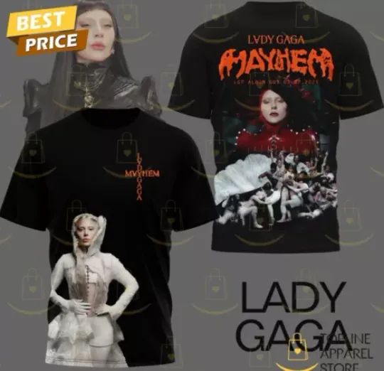 Ld ga Mayhem LG7 Album Out 2025 3D T-Shirt