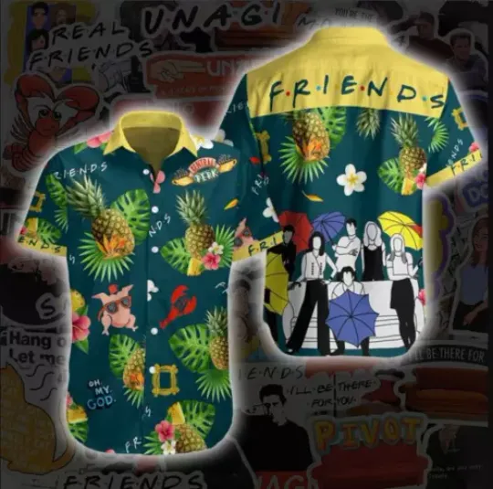 Friends Tv Show Ii 3D HAWAII SHIRT Halloween Gift Best Price Christmas Gift