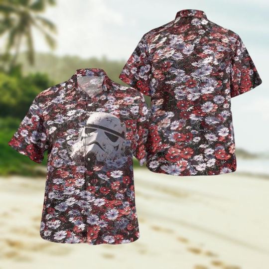Stormtrooper Button Shirt, Star Wars Movie Hawaiian Shirt, Disney Trip Shirt, Magic Kingdom Tee, Family Vacation Shirt, Gift For Fan
