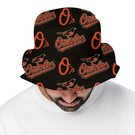 Baltimore Bucket Hat, Orioles Team Baseball Hat, Baltimore Game Day Baseball Hat, Orioles Sports Gifts