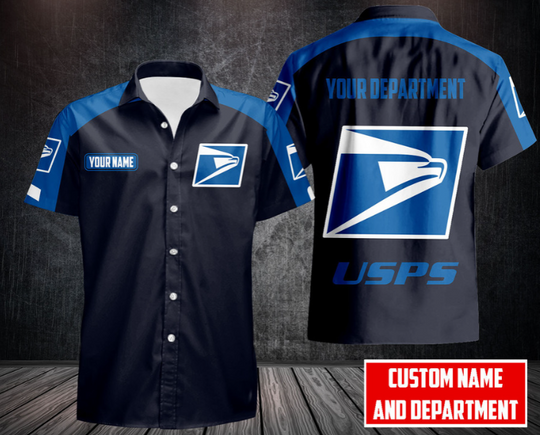 Postal Services Hawaiians Shirt | Delivery Services Shirt | Summer Shirt | Aloha Shirt | Men Gift