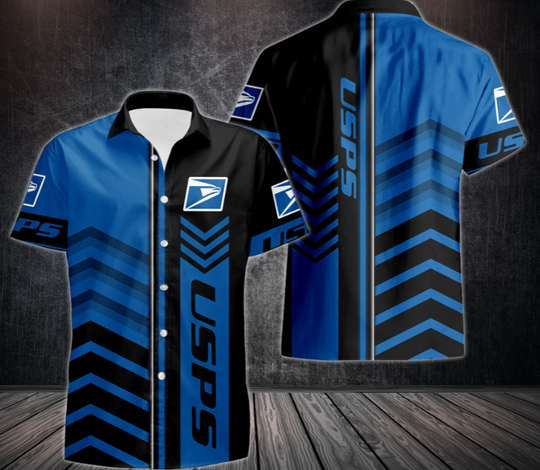 Postal Service Hawaiians Shirt | Delivery Services Shirt | Men Gift
