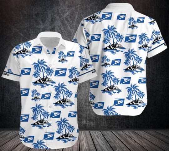 Postal Service Hawaiians Shirt | Delivery Services Shirt | Men Gift