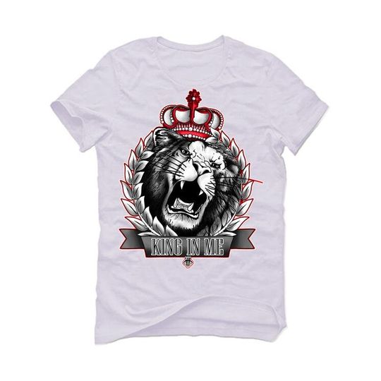 King in me Jordan 4 white Oreo tech white