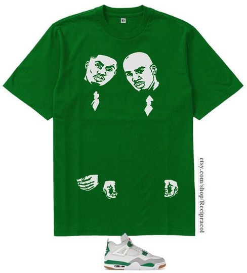 Belly shirt to match air Jordan 4 Retro SB Pine Green