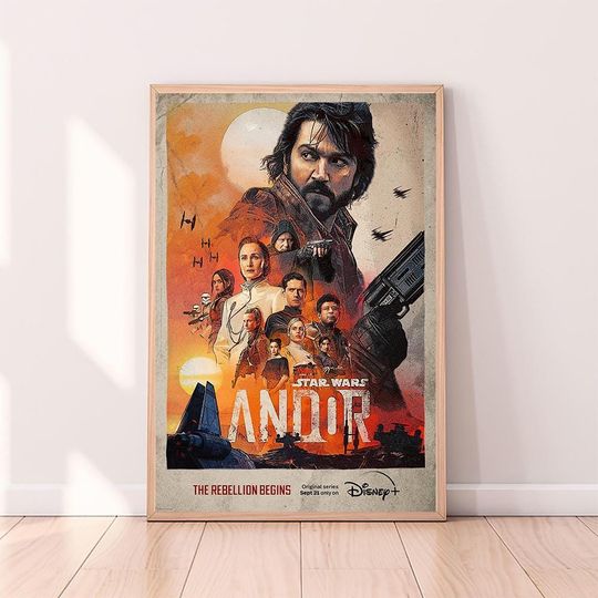 Star Wars - Andor 2022,Movie Poster,High Quality Canvas Print, Wall Art, Room Decor, Art Poster For Gift Unframed