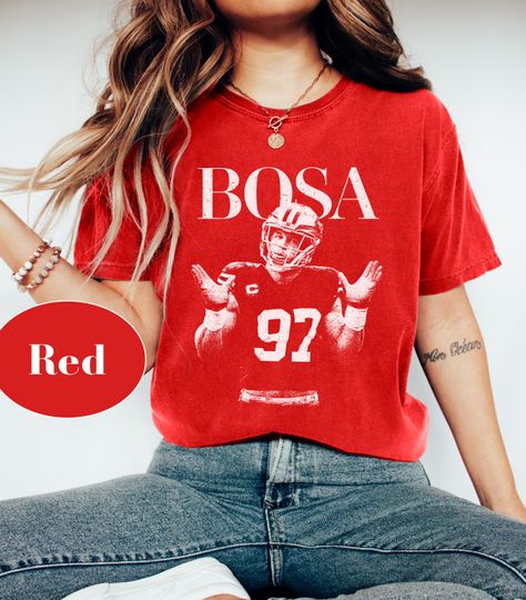 Nick Bosa Shirt, Vintage Graphic Style T-shirt, Nick Bosa Football Gift, 49ers Game-day Tee, Gift For San Francisco 49ers Fan,