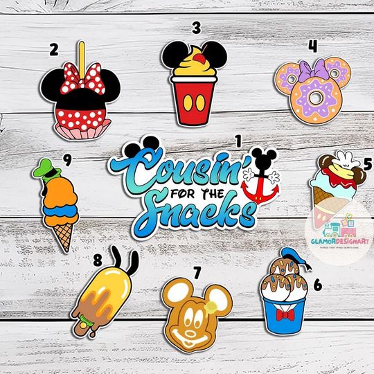 Disney Snack Magnets Disney Cruise 2025 magnet, Mickey magnet Family Cruise door magnet decor Disney Cruise Ship Family Magnet Disney Magnet