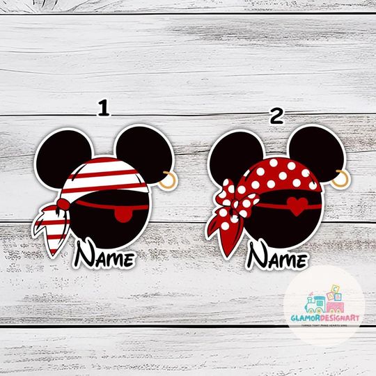 Personalized Disney Pirate Magnet, Disney Cruise Magnet, Pirates of the Caribbean Family Cruise Ship Stateroom Door Decor Disney Wish Dream