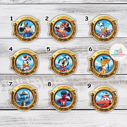 Personalized Disney Cruise Door Magnet Disney Cruise Magnet, Disney Family Cruise Ship Stateroom Door, Disney Wish Dream First Disney Cruise