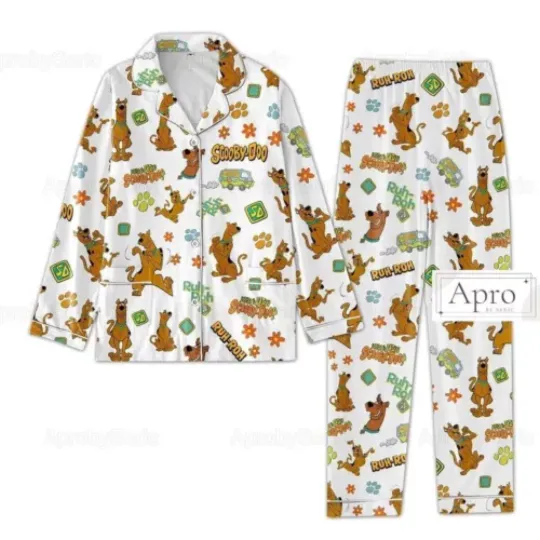 Scooby Doo Pajamas Set, Pajamas Set