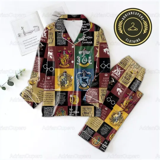 Harry Potter Pajamas Set, Harry Potter Pajamas Set