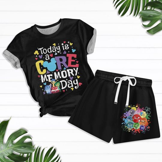 Today Is A Core Memory Day Shirt, Inside Out Shirt And Shorts, Disney Emotions Shirt, Sadness Anger Joy Tee, Disney Vacation 2025 Tee