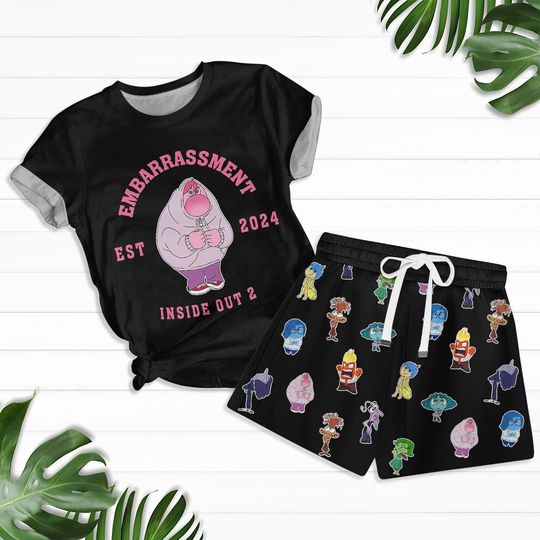 Embarrassment Inside Out Shirt, Disney Emotions Shirt And Shorts, Joy Sadness Anger Shirt, Disney Characters Tee, Mental Health Gifts