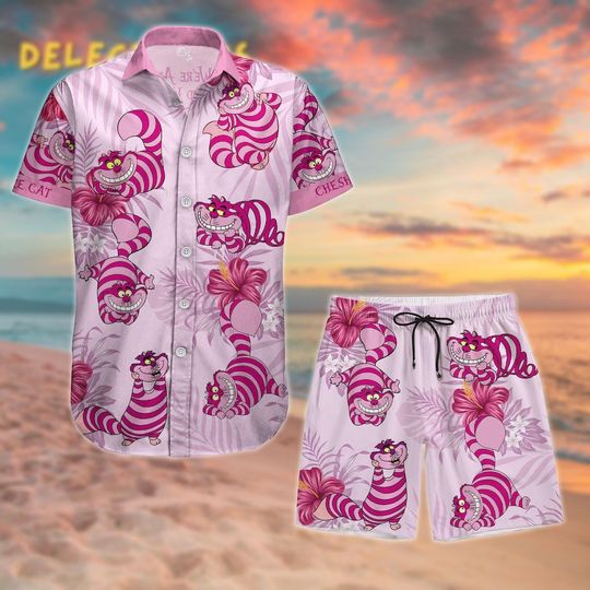 Cheshire Cat Shirt, We Are Mad Hawaiian Shirt, Cheshire Cat Man Shorts, Alice Wonderland Shirt, Disney Alice Hawaiian Shirt