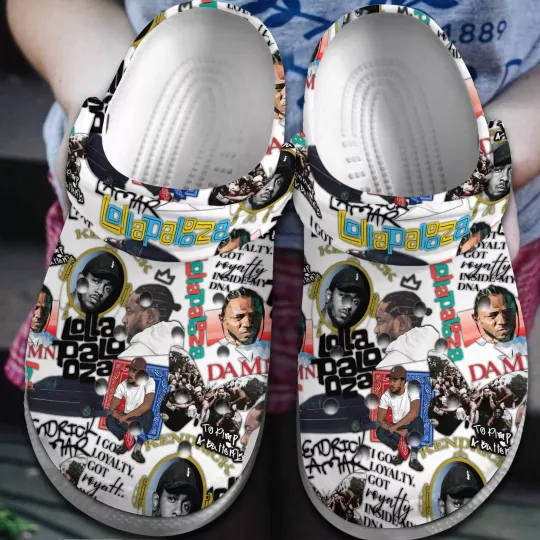 Fashionable & Cool Shoes Kendrick Lamar White Clogs  Adults