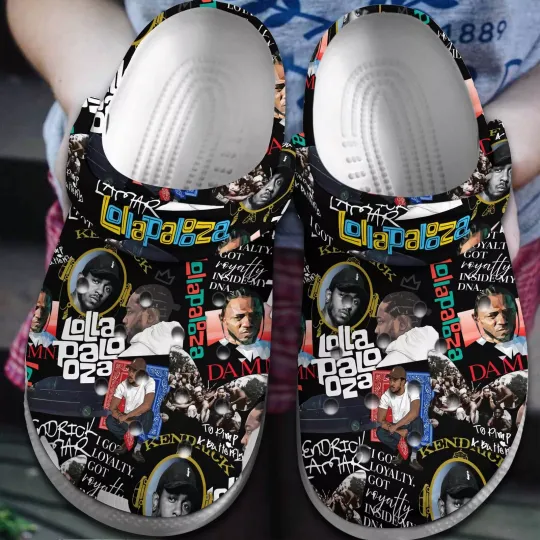 Durable Black Slippers Kendrick Lamar Clogs