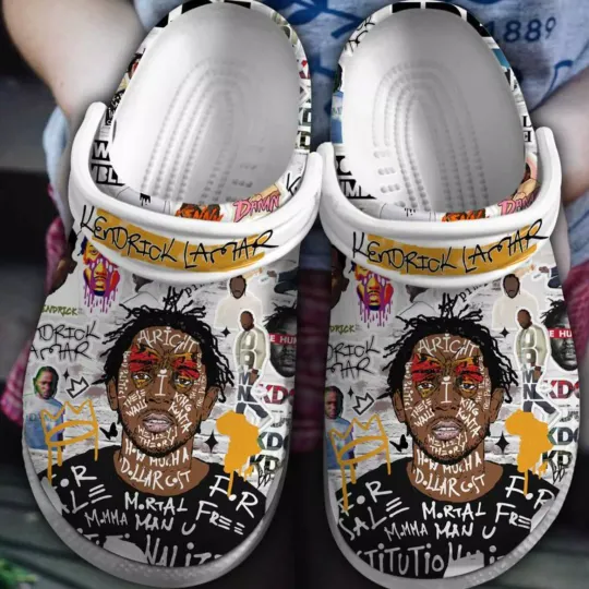 Kendrick Lamar Music Crocband Clogs Shoes, Gift For Fans
