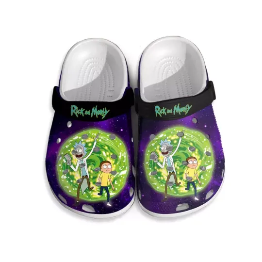 Rick And Rickandmorty Clog Shoes, Fun Cartoon Slippers
