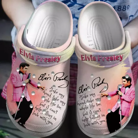 Special Design Music Star Elvis Presley Unisex Clogs
