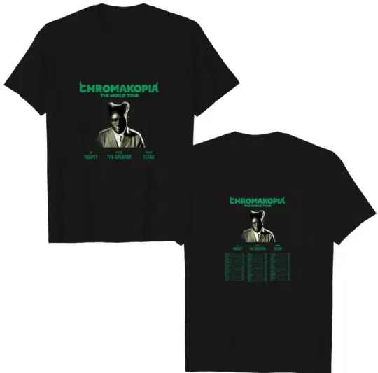 2025 '''Tyler''' the Creator Chromakopia Tour Shirt