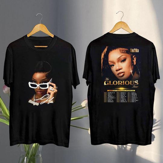 GloRilla Glorious 2025 Tour Shirt, GloRilla Merch, GloRilla 2025 Concert, GloRilla Fan Shirt, GloRilla 90s Vintage Shirt, GloRilla Graphic