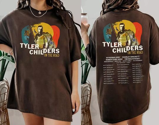 Tyler Childers On The Road 2025 Tour Shirt, Tyler Childers Concert 2025 T-Shirt