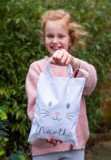 Personalised Easter Egg Hunt Bag - Easter Gift Bag - Easter Tote -