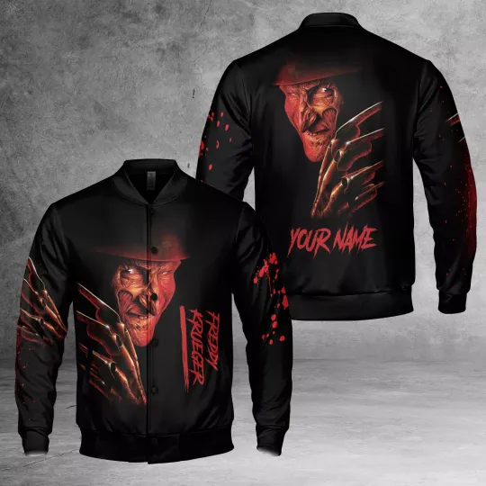 Personalized Horror Freddy Krueger Nightmare On Elm Street Jacket