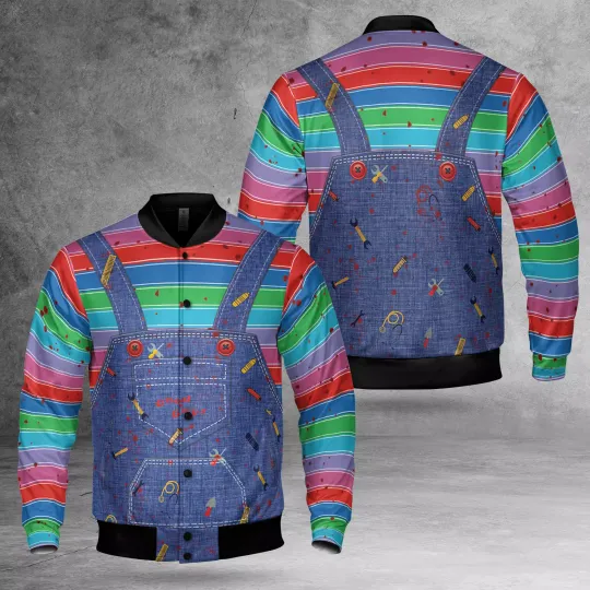 Chucky Costume Child's Play Horror Character Cosplay Costume Chucky Jacket