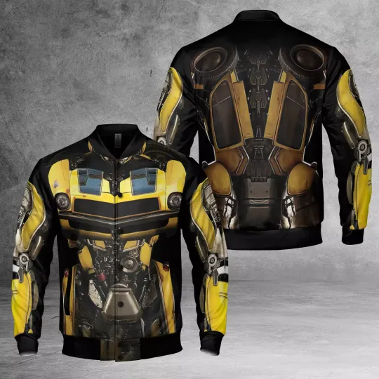 Bumblebee Robot Cosplay Costume Transformers Autobot Bumblebee Jacket