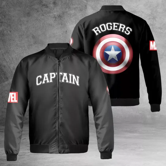Personalized Captain America Lovers Gift For Fans Superhero Jacket