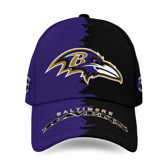 Baltimore Classic Cap, Baltimore Game Day Football Cap, Ravens Team Football Champions Cap