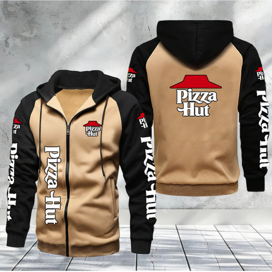 Pizza Hut Raglan Full Zip Hoodies