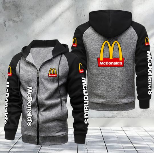 MCDONALD'S Raglan Full Zip Hoodies