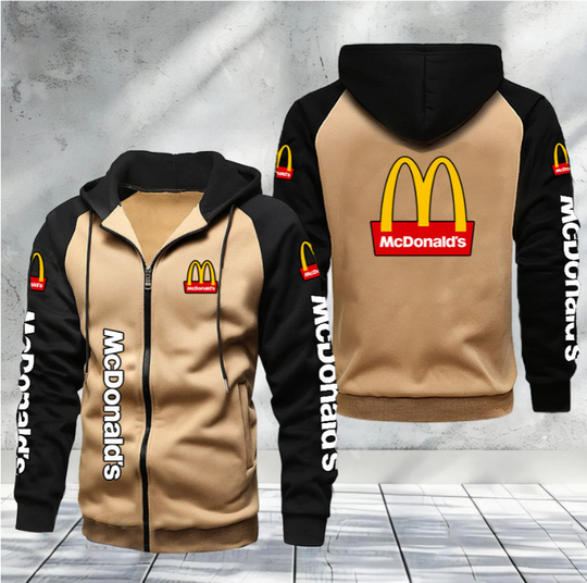 MCDONALD'S Raglan Full Zip Hoodies