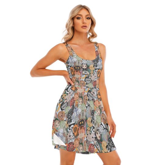 Star Wars inspired print skater dress- Sizes S- 5XL plus size