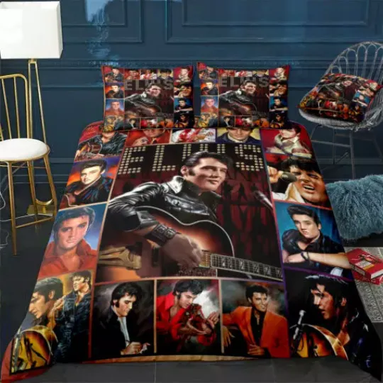 Elvis Presley Gift Idea, Elvis Presley Lovers ver5 Bedding Set
