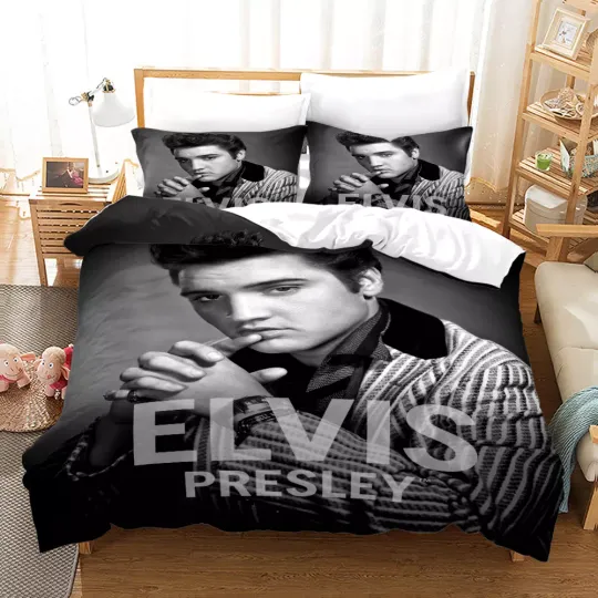 Elvis Presley Gift Idea, Elvis Presley Lovers Bedding Set