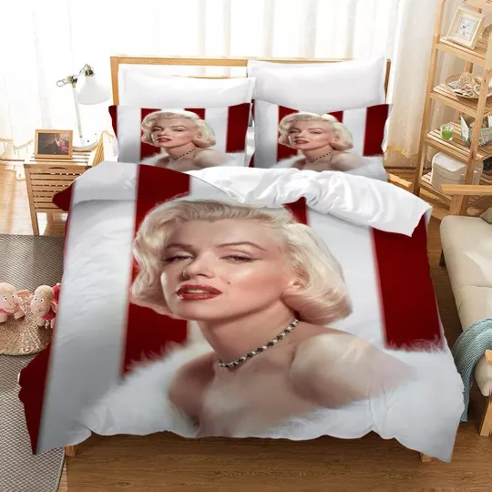 3D Marilyn Monroe Bedding Set