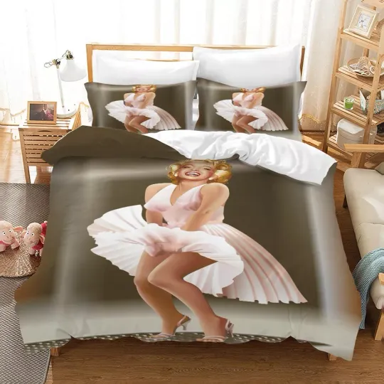 3D Marilyn Monroe Bedding Set