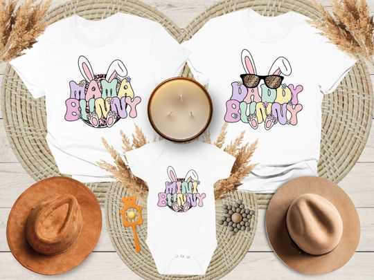 Easter Mini Bunny Shirt, Easter Mama Bunny Shirt, Easter Daddy Bunny Shirt, Easter Shirt, Family Shirts, Easter Group Shirts,Family Matching
