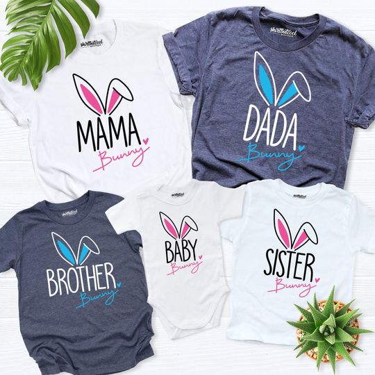 Easter day Family shirts, Easter bunny shirt, Easter Day Shirt, Matching Easter family Shirt, Family Easter bunny Shirt, Custom Bunny outfit