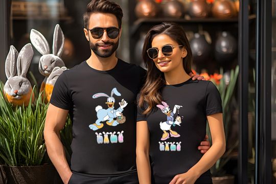 Disney Mickey And Friends Easter T-Shirt, Easter Family Matching Shirts, Festive Disney Easter Shirt, Easter Eggs Shirt, Disney Shirt