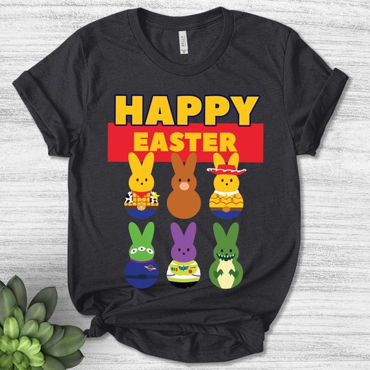 Easter Bunny Toy Story Easter Shirt, Toy Cowboy Astronaut Toy Horse Cowgirl Shirt, Cute Easter Toy Story Shirt