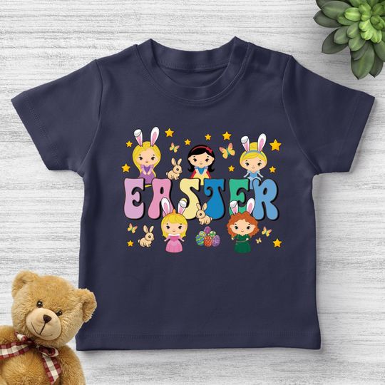 Disney Princess Easter Shirt, Bunny Girls, Princess Belle Easter Day T-Shirt, Snow White Easter Tee, Spring Disneyland