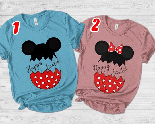 Happy Easter Mickey And Friends Shirt, Easter Disney Characters Shirt, Easter Day Shirt, Disney Matching Tee, Disney Family, Disney