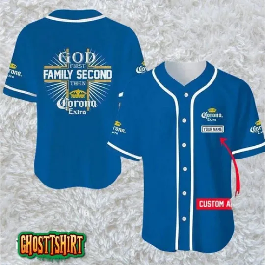 Personalized Easter Sunday Corona Baseball Jerseys